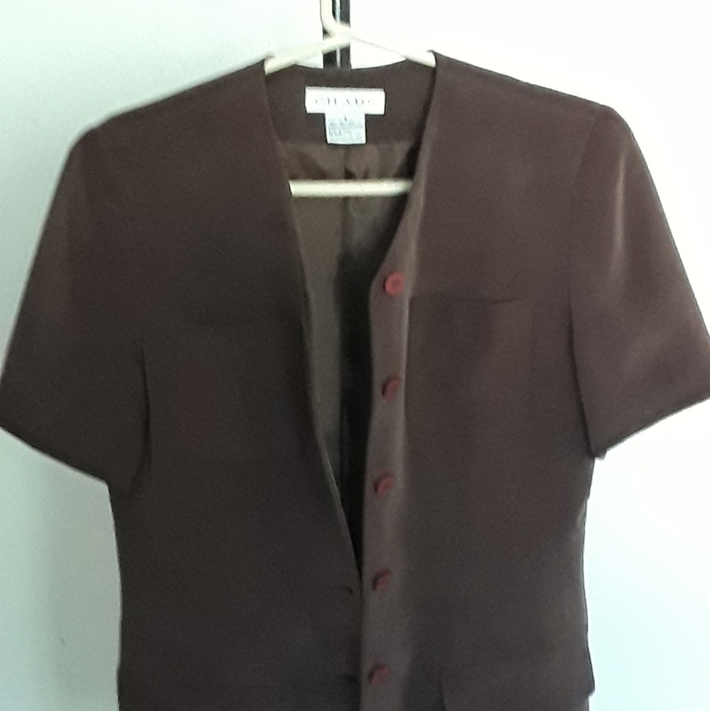 Chaus 100% Silk Women's Jacket Size 4.
